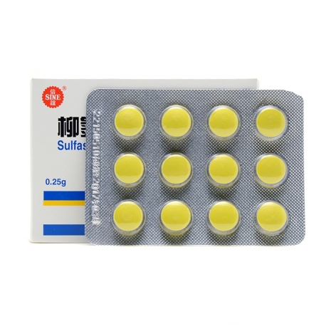 柳氮磺吡啶肠溶片(福达)包装侧面图2