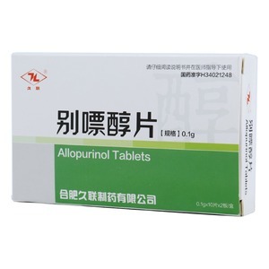 别嘌醇片(久联)(别嘌醇片)_价格_说明书_功效_副作用_康太太网上药店