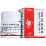 奥美拉唑肠溶胶囊(天诺平)