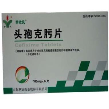 头孢克肟片(罗欣风)