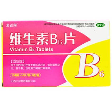 维生素B6片(汾河)包装主图