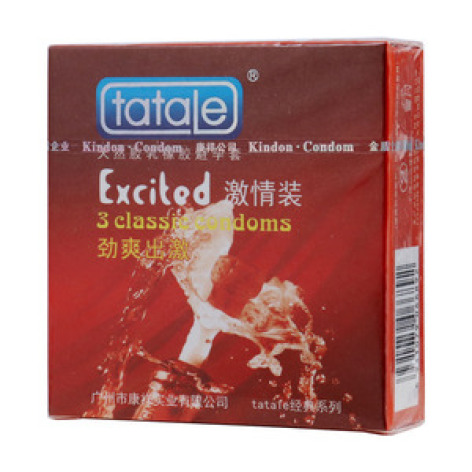 天然胶乳橡胶避孕套(tatale)包装主图