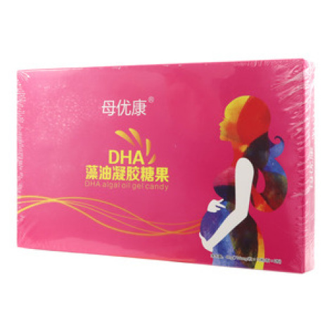DHA藻油凝胶糖果(母优康)包装主图