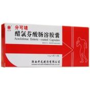 醋氯芬酸肠溶胶囊(分可靖)