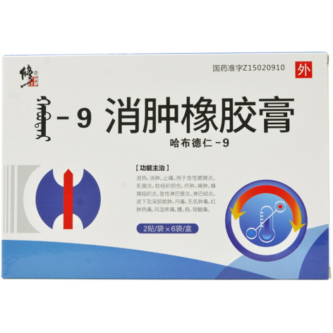 消肿橡胶膏(修正)包装主图