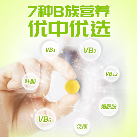多种B族维生素咀嚼片(康贝维宝)包装侧面图2