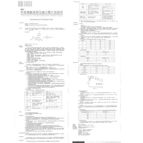 甲苯磺酸妥舒沙星分散片()包裝側(cè)面圖4