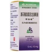 酒石酸溴莫尼定滴眼液(阿法根)