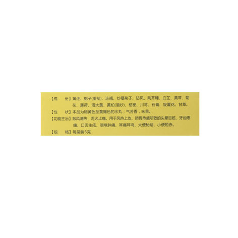 黄连上清丸(唐威)包装侧面图4