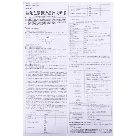 鹽酸左氧氟沙星片(諾捷康)包裝側(cè)面圖5