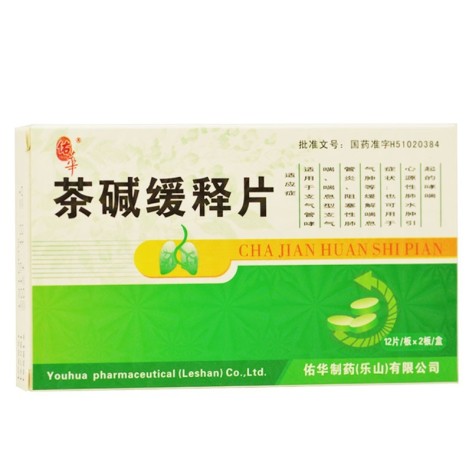 茶堿緩釋片(佑華)包裝側(cè)面圖2