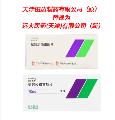 盐酸沙格雷酯片(安步乐克)包装主图