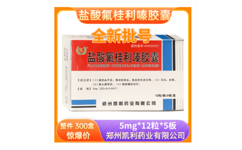 盐酸氟桂利嗪胶囊(凯利)主图