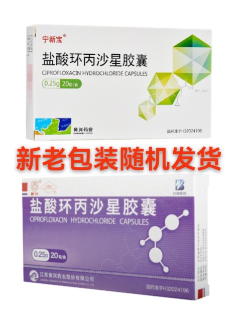 盐酸环丙沙星胶囊(宁新宝)包装主图