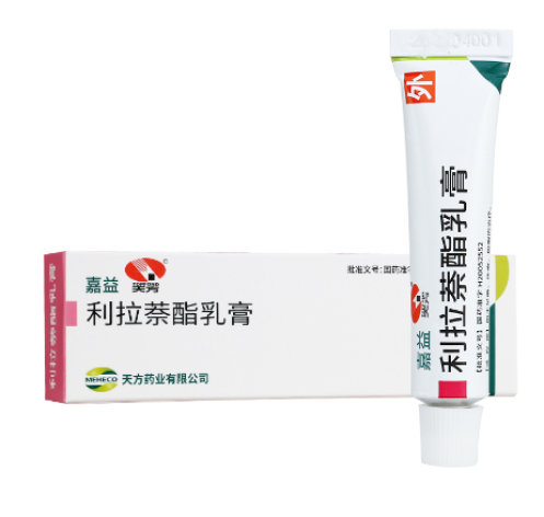 利拉萘酯乳膏(嘉益)包装侧面图3