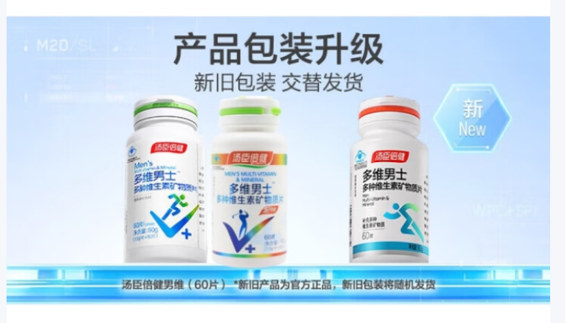多种维生素矿物质片(汤臣倍健)包装主图