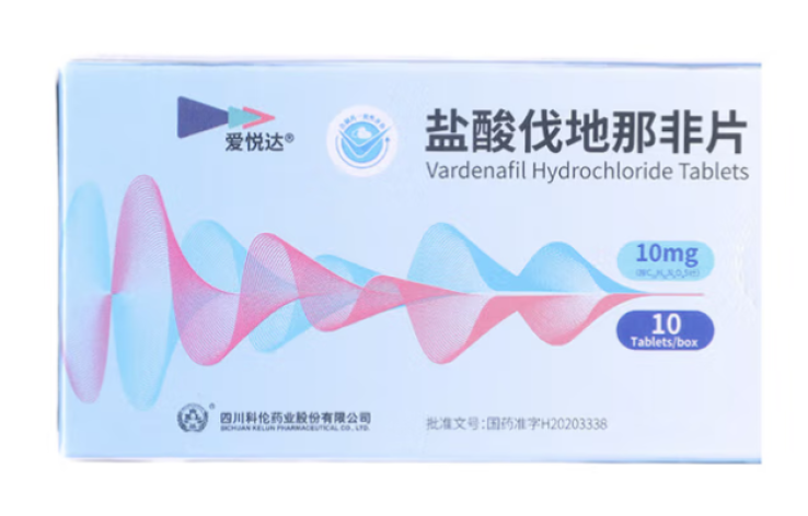 盐酸伐地那非片(爱悦达)包装侧面图3