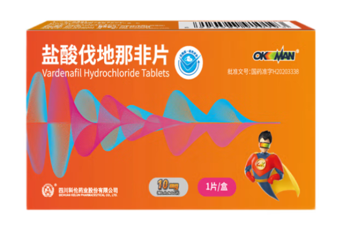 盐酸伐地那非片(爱悦达)包装侧面图2