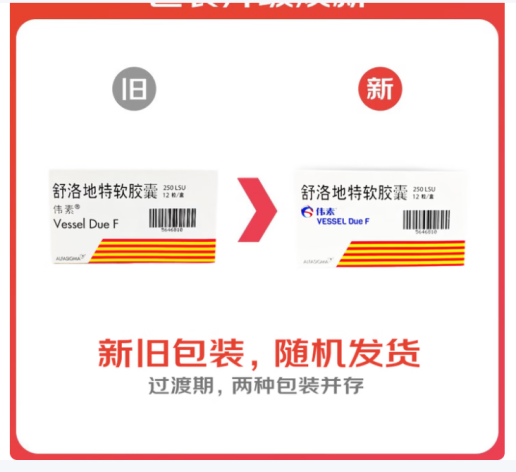 舒洛地特软胶囊(伟素)包装主图 舒洛地特软胶囊(伟素)包装主图