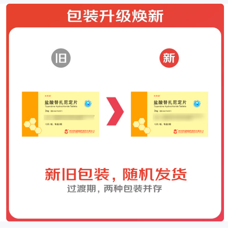 盐酸替扎尼定片(凯莱通)