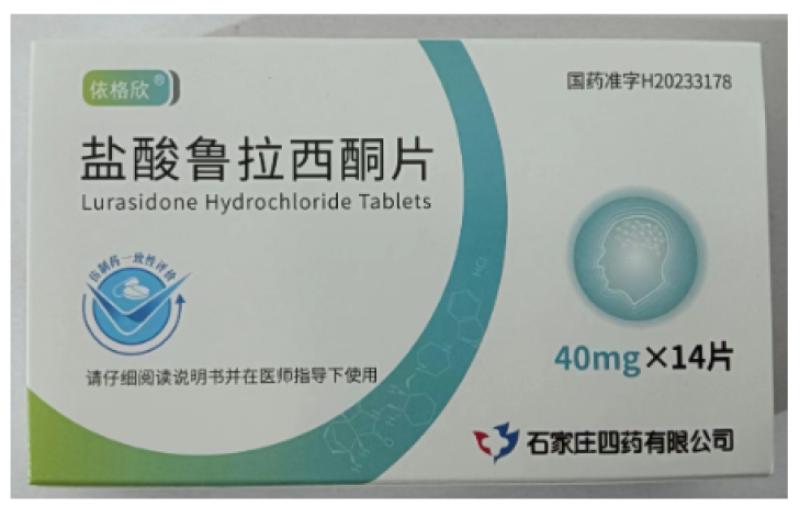盐酸鲁拉西酮片(依格欣)包装主图