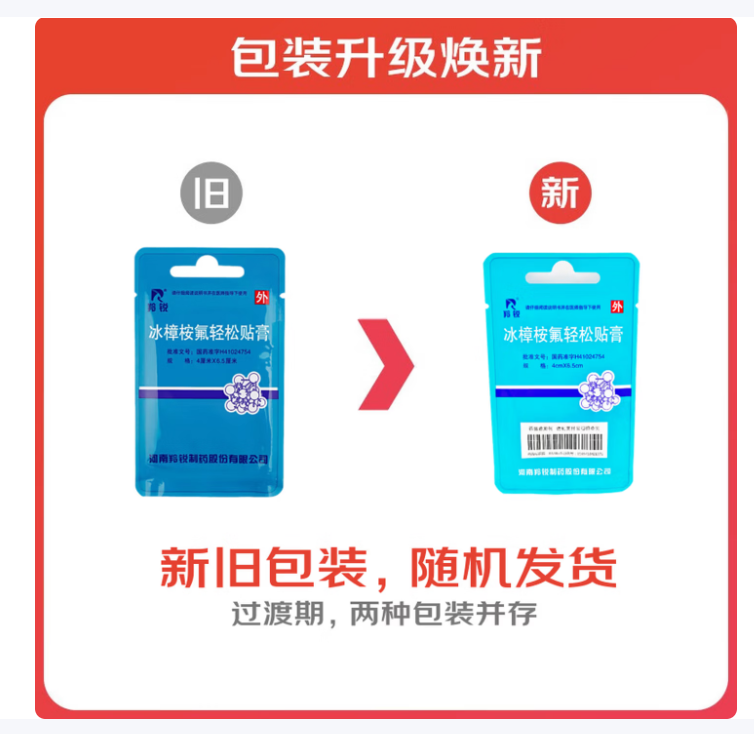 冰樟桉氟轻松贴膏(羚锐)