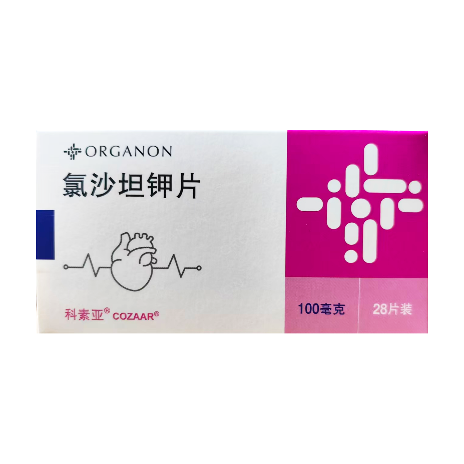 氯沙坦钾片(科素亚)