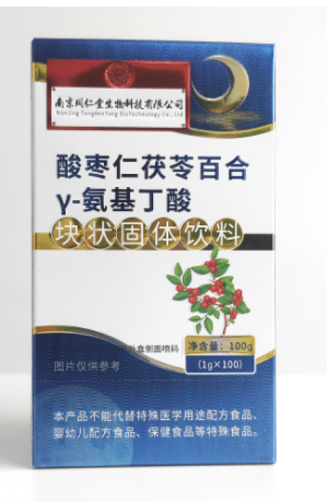 酸枣仁茯苓百合γ﹣氨基丁酸(南京同仁堂 福记坊)包装主图