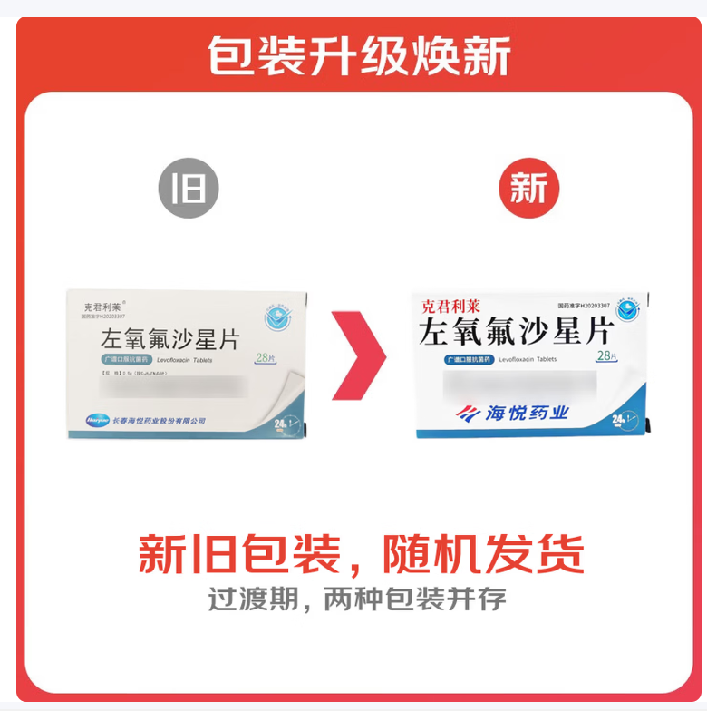 左氧氟沙星片(克君利莱)