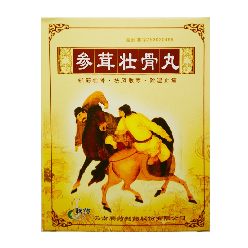 腾药 参茸壮骨丸 30丸x2板/盒 云南腾药制药股份有限公司